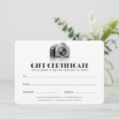 DSLR-Kamerazertifikat für berufliche Fotografen (Stehend Vorderseite)