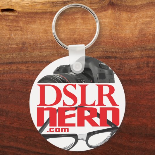 DSLR-NERD SCHLÜSSELANHÄNGER (Vorderseite)