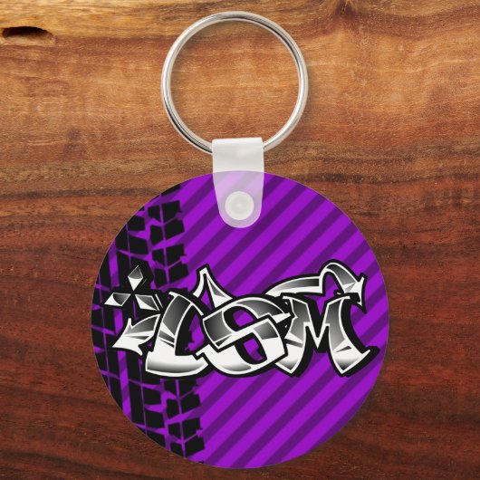 DSM Eclipse Talon 4g63 Lila Schlüsselanhänger (Vorderseite)