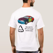 DSM recyceln - Licht T-Shirt (Rückseite)