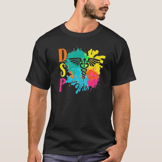 DSP Caduceus Direct Support Beruflich T-Shirt (Vorderseite)