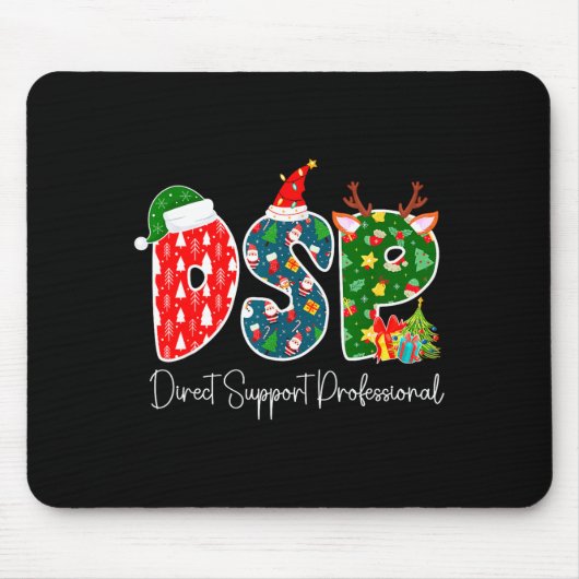 Dsp Christmas Direct Suprt Professional Xmas Famil Mousepad (Vorne)