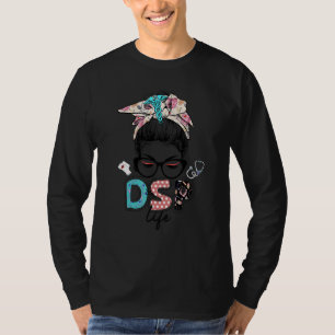 Dsp Life Messy Bun Nurses Week Niedlich DSP T-Shirt