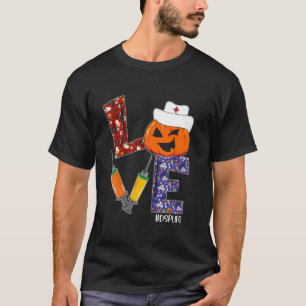 DSP Nurse Liebe Nurse Life Halloween Pumpkin Costu T-Shirt