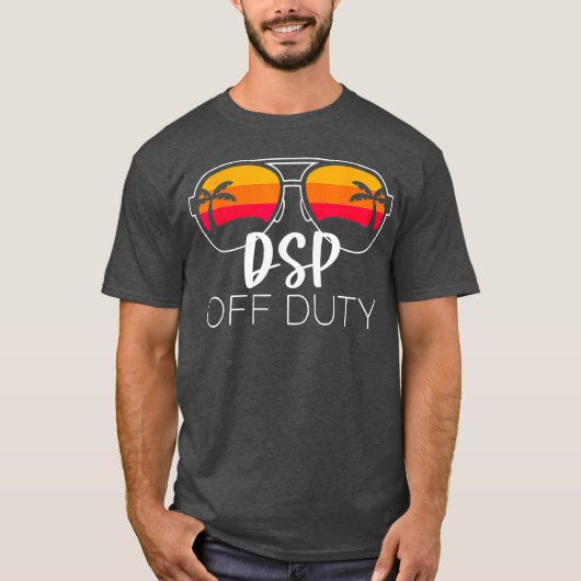DSP off duty Sungasse Beach Sunset funny direct T-Shirt (Vorderseite)