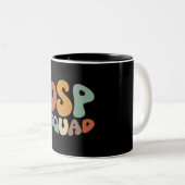 DSP Squad Proud Beruf Zweifarbige Tasse (VorderseiteRechts)