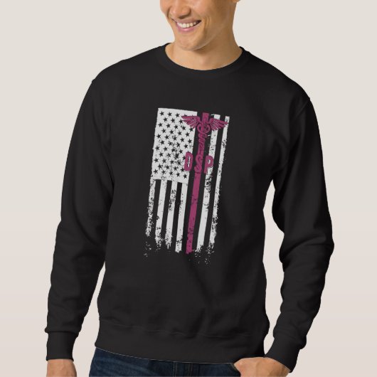 DSP US Flag Direct Support Beruflich Woche 1 Sweatshirt (Vorderseite)