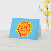 DST permanent - Sommerzeit Karte (Gelbe Blume)