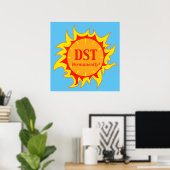 DST permanent - Sommerzeit Poster (Heimbüro)