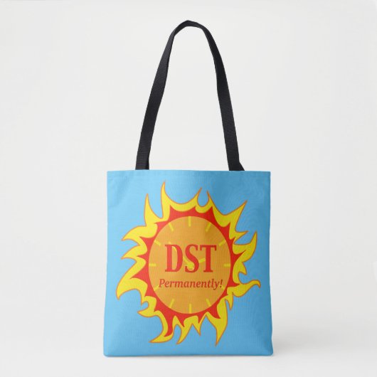 DST permanent - Sommerzeit Tasche (Vorderseite)