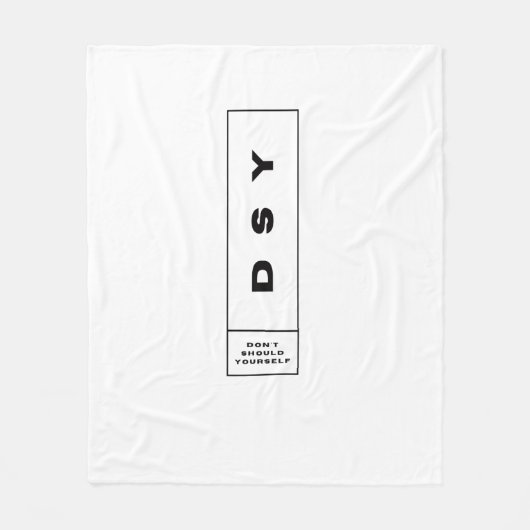 DSY LOGO ONE FLEECEDECKE (Vorderseite)