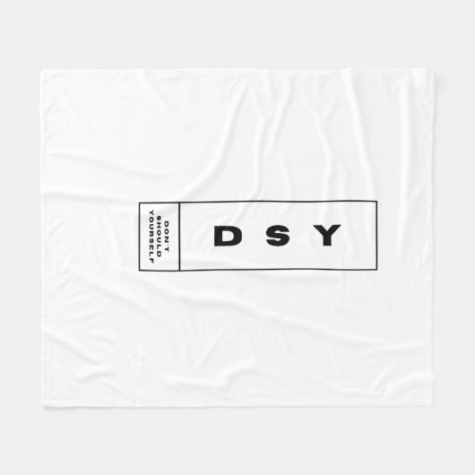 DSY LOGO ONE FLEECEDECKE (Vorderseite (Horizontal))