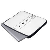 DSY LOGO ONE LAPTOPSCHUTZHÜLLE (Vorne Knopf)