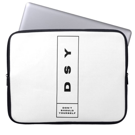 DSY LOGO ONE LAPTOPSCHUTZHÜLLE (Vorderseite)