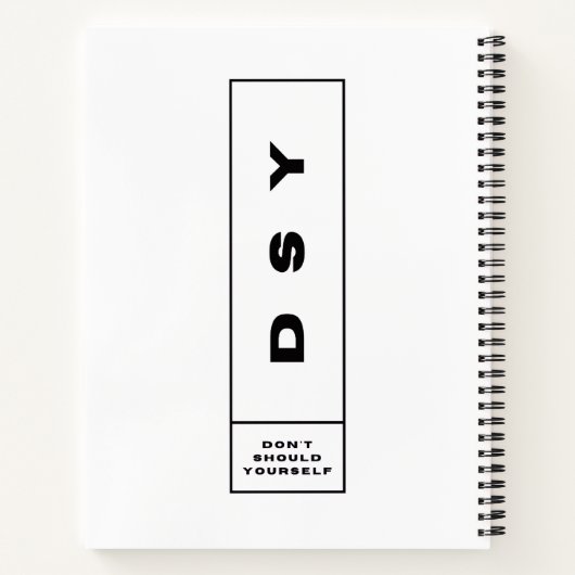 DSY LOGO ONE NOTIZBLOCK (Rückseite)