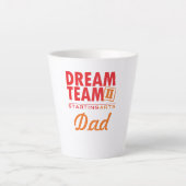 DT2 dad - Latte Tasse (Vorderseite)