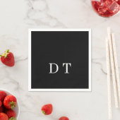 DT Initialen Feuerzeug – Die Premium-Geschenkausga Serviette (Beispiel)