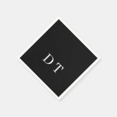 DT Initialen Feuerzeug – Die Premium-Geschenkausga Serviette (Ecke)
