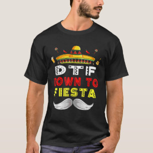 Dtf bis Fiesta Cinco de Mayo Party Sombrero T-Shirt