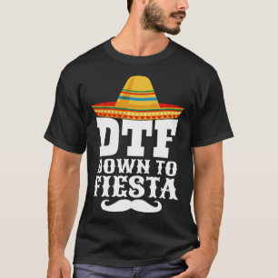 DTF bis zum mexikanischen Fiesta-Hut T-Shirt