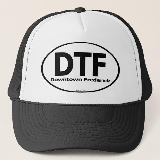 DTF im Stadtzentrum gelegener Frederick Truckerkappe (Vorderseite)