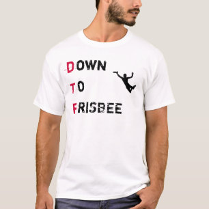 DTF (unten zum Frisbee) entscheidendes Shirt