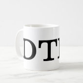 DTFR Tasse (Vorderseite Links)