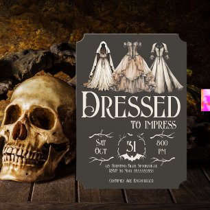 DTI Halloween Dress To Impress Renaissance Vintage Einladung