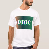 DTOC Fett Tech-Logo - Modernes Geschäftsmodell T-Shirt (Vorderseite)