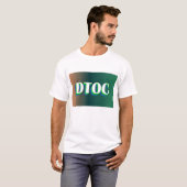DTOC Fett Tech-Logo - Modernes Geschäftsmodell T-Shirt (Vorne ganz)