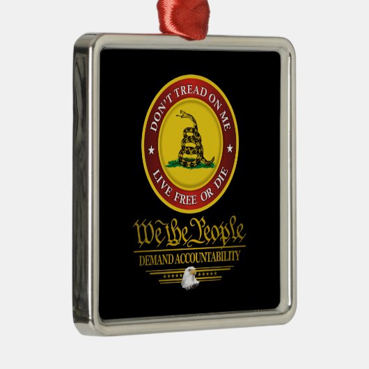 DTOM - Rechenschaftspflicht Silbernes Ornament (Rechts)