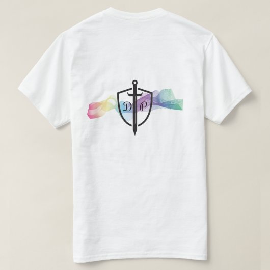 DTP-Rainbow-Logo-Shirt T-Shirt (Design Rückseite)
