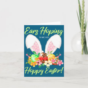 Du A Ohren Hopping Hoppy Osterhase Karte
