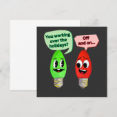 Du arbeitest über den Feiertag (Vorne/Hinten)