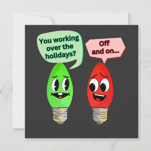 Du arbeitest über den Feiertag (Vorderseite)