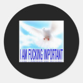 Du!!! Aufkleber (Vorderseite)