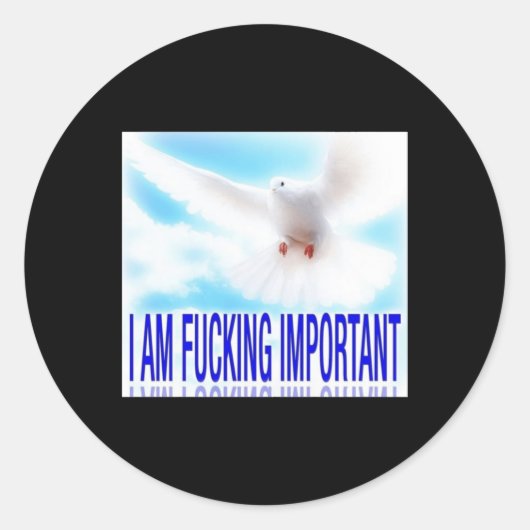 Du!!! Aufkleber (Vorderseite)