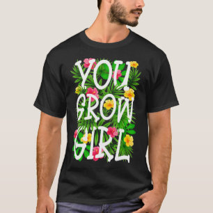 Du baust Girl Gardener Blumengarten Typ Frühling G T-Shirt