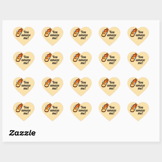 Du beeindruckst mich mit Stickers (Blatt)