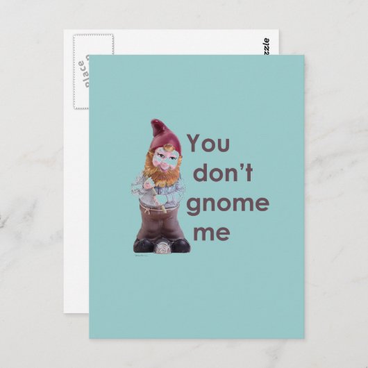 DU BEGRÜSST MICH NICHT. POSTKARTE (Vorne/Hinten)