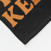 Du Behalte Cluckin Funny Chicken Pun Fleecedecke (Ecke)