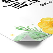 Du Behalte ihn in vollkommener Ruhe Poster (Ecke)