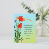 Du behalte ihn in vollkommener Ruhe Postkarte (Stehend Vorderseite)