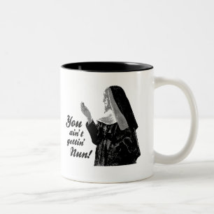 Du bekommst nichts zweifarbige tasse