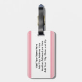 Du beleuchtest mein Leben Gepäckanhänger (Rückseite vertikal)