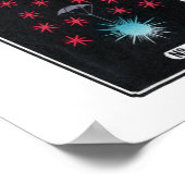 Du beleuchtest mein Leben, japanische Feuerwerke, Poster (Ecke)