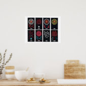 Du beleuchtest mein Leben, japanische Feuerwerke, Poster (Küche)