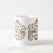 Du beleuchtest mein Leben Kaffeetasse (Mittel)