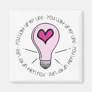 Du beleuchtest mein Leben Magnet