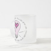 Du beleuchtest mein Leben Mattglastasse (Vorderseite Links)